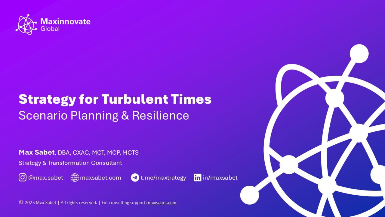 Strategic Planning for Turbulent Time by Max Sabet